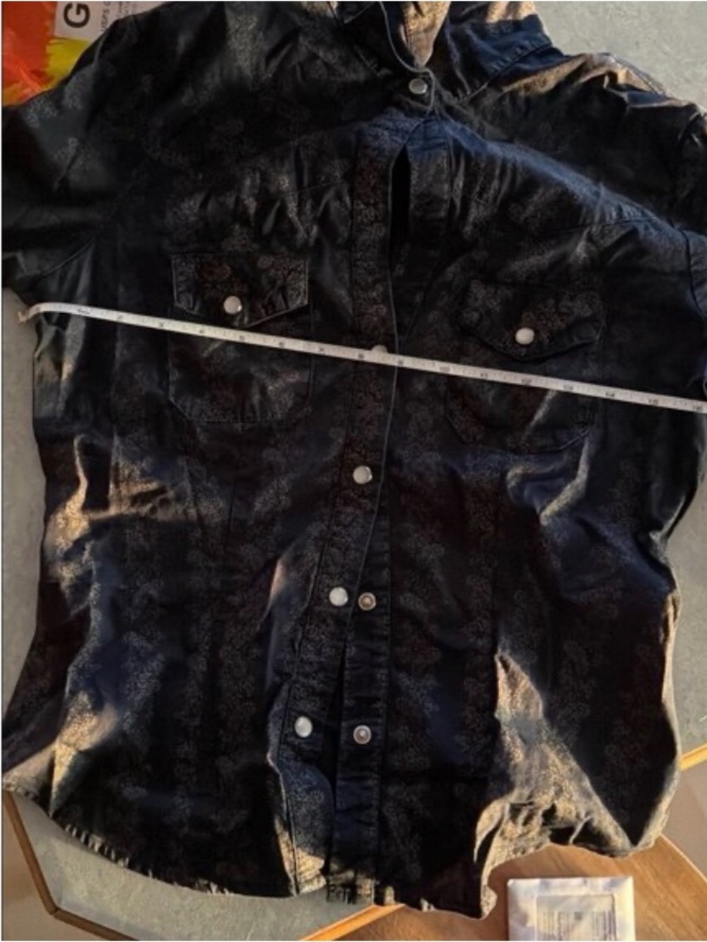 Pearl snap button down
